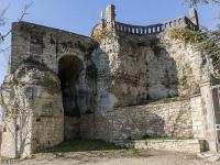 Forcalquier - ND de Provence (1875)  Vestiges du château des comtes de Forcalquier
