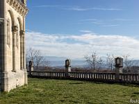 Forcalquier - ND de Provence (1875)  L'esplanade de la Chapelle (Sud/Ouest)