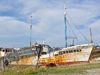 camaret-010  Camaret-sur-Mer - Le cimetière de bateaux