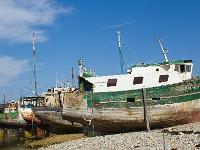 camaret-028  Camaret-sur-Mer - Le cimetière de bateaux