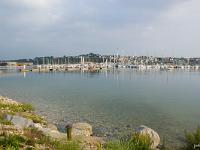 camaret-035  Camaret-sur-Mer - Le port jour de grande marée. Ici coeff 115