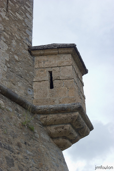 fort-savoie-014.jpg - Colmars-les-Alpes - Le Fort de Savoie - Autre vue sur l'échauguette de l'angle Nord-Ouest.