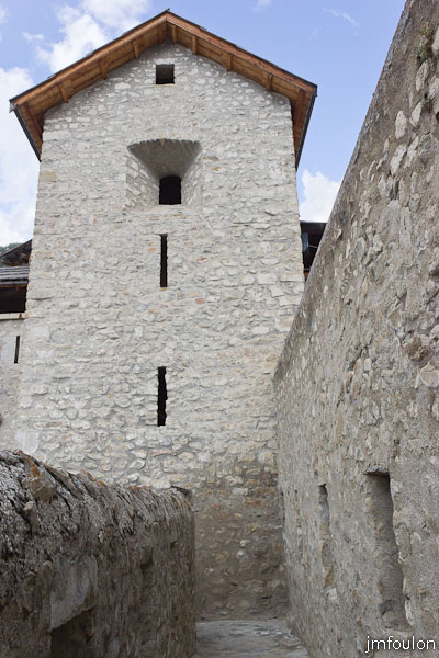 colmars-020.jpg - Colmars-les-Alpes - Porte de France - Chemin de ronde de la première enceinte (autre vue)