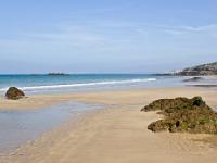 De la pointe de Dinan au Cap  de la Chèvre  Plage de la Palue - Basse mer