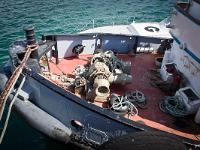 Douarnenez  A quai dans le port de pêche