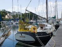 Douarnenez  Port Rhu - Sur les quais flottants de port Rhu