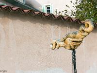 Visite de la ville de Gap (Hautes Alpes)  Oeuvre d'art rue Trébaudon