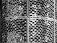 Visite de la ville de Gap (Hautes Alpes)  Escalier et sa cage d'acier