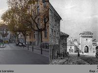 Visite de la ville de Gap (Hautes Alpes)  Le même lieu en aujourd'hui et en 1830