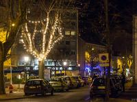 Gap  Vue sur le cours Frédéric Mistral de nuit