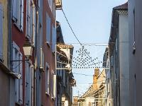 Gap  La rue du Colonel Roux au couchant