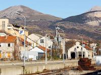 Gap  Vue vers le Nord depuis la gare SNCF de Gap