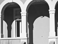 Hôtpital charles Romieu - Digne  Vue sur la coursive au rez de chaussée