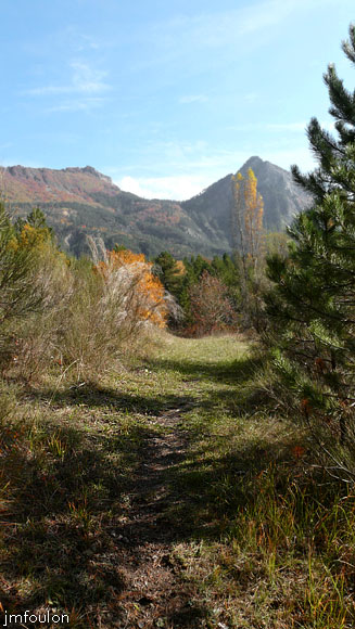aqueduc-sagnieres-23web.jpg - Nous sortons de la forêt et arrivons dans une clairière. L'aqueduc se trouve juste au bout à une vingtaine de mètres