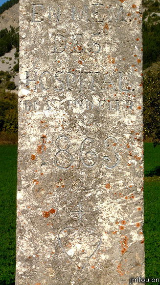 clamensane-oratoire-04web.jpg - En m(moire) des hospital(iers) de s(ain)t j(ea)n de jer(usalem) 1863