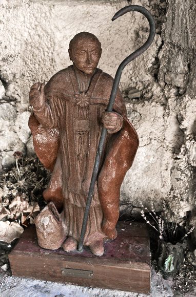 st-amand-34web.jpg - La chapelle Saint Amand. Statue de Saint Amand
