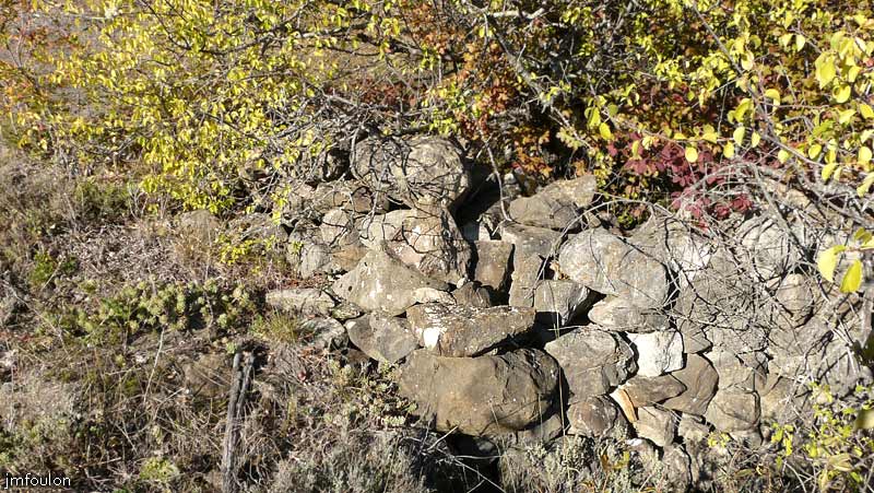 clamensane-vx-51web.jpg - Mur enfoui dans la végétation