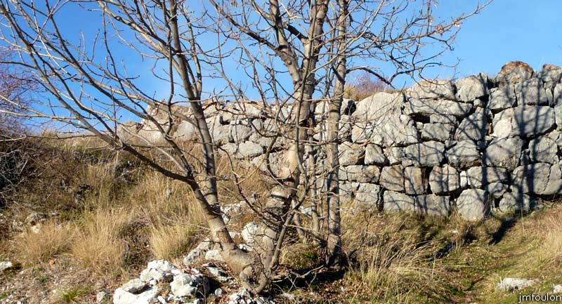 valavoire-37web.jpg - On y accède par une petite sente à l'Est qui longe les vestiges d'un mur