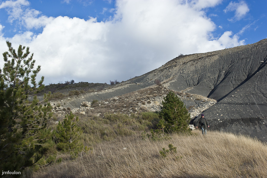 marnes-050-2.jpg - Au pied de la Crête des Plantayes à l'Ouest ...