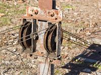 Gare de Mison  Système avec câbles et poulies