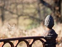 Gare de Mison  Détail de la rambarde du pont