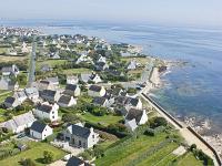 Pointe de Penmarc'h  Vue sur Kerity depuis le sommet du phare d'Eckmühl
