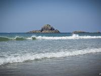 Crozon - Plage de la Palue  Petits rouleaux ! ...