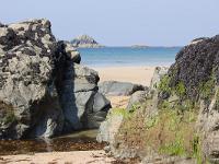 Crozon - Plage de la Palue  Dans les rochers entre les plages de la Palue et de Lostmarc'h