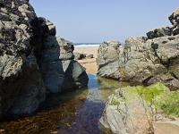 Crozon - Plage de la Palue  Dans les rochers entre les plages de la Palue et de Lostmarc'h