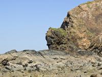 Crozon - Plage de la Palue  Les rochers entre les plages de la Palue et de Lostmarc'h