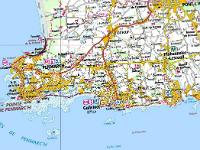 Pointe de la Torche  Situation Géographique (IGN Géoportail)