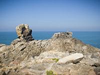 Pointe de la Torche  Rochers à l'extrémité de la pointe