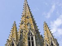 Pont-Croix  La flèche de Notre-Dame de Roscudon (XIIème siècle)