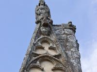 Pont-Croix  Notre-Dame de Roscudon (XIIème siècle) - Détail du porche (XIVème)