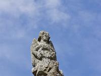 Pont-Croix  Notre-Dame de Roscudon (XIIème siècle) - Détail du porche (XIVème)