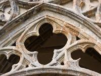 Pont-Croix  Notre-Dame de Roscudon (XIIème siècle) - Détail de la dentelle du porche (XIVème)
