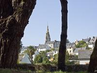 Pont-Croix  Vue sur Pont-Croix depuis la rive droite de la rivière le Goyen