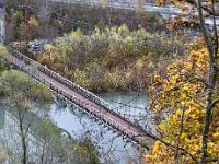 Pont de Fombeton  Le pont peu avant sa démolition