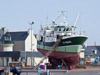 Port de pêche du Guilvinec  Bateau en révision