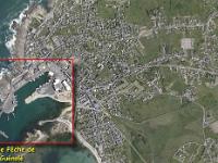 Port de Saint Guénolé  Vue satellite - IGN Géopotail