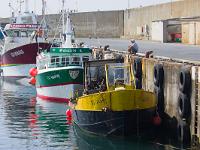 Port de Saint Guénolé  Sur le port de pêche de Saint Guénolé