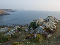 Crozon - Pointe de Dinan au couchant  Vue vers le large depuis la pointe de Dinan peu avant le coucher du soleil