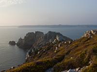 Crozon - Pointe de Dinan au couchant  Vue sur l'anse de Dinan peu avant le coucher du soleil