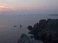 Crozon - Pointe de Dinan au couchant  Crépuscule depuis la pointe de Dinan