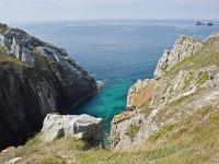 Presqu'île de Crozon  La salle verte à l'extrémité Ouest de l'anse de Pen Hat