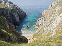 Presqu'île de Crozon  La salle verte à l'extrémité Ouest de l'anse de Pen Hat
