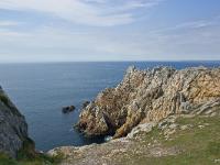 Presqu'île de Crozon  Pointe de Pen Hir - Vue vers le large