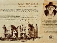 Presqu'île de Crozon  Les ruines du manoir de Saint Pol Roux près de l'Anse de Pen Hat, bombardées en 1944 par l'aviation britannique
