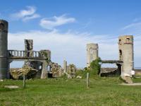 Presqu'île de Crozon  Les ruines du manoir de Saint Pol Roux près de l'Anse de Pen Hat