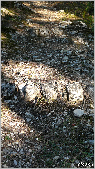 vx-village-38web.jpg - Détail des marches posées dans les endroits les plus raides de la draille